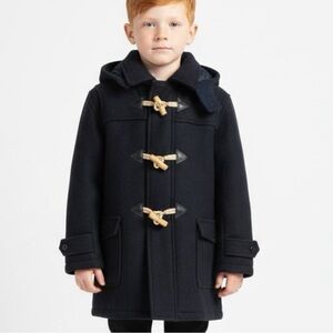 Vintage R&R Rest & Relaxation Kids Navy Duffle Coat 6X Made in Canada